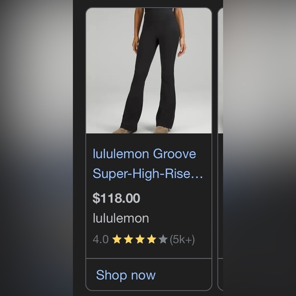 Lululemon Flare Leggings - Picture 5 of 5